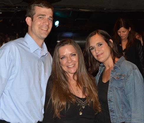 A picture of Carlene Carter with her son, John and daughter Tiffany.